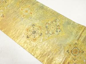 アンティーク　正倉院唐花菱華文織り出し袋帯（材料）